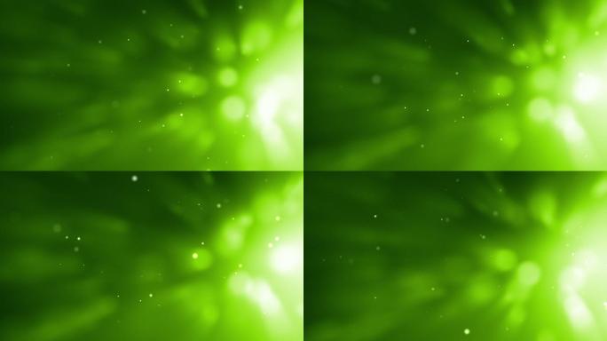 闪亮粒子循环-侧面辉光绿（全高清）