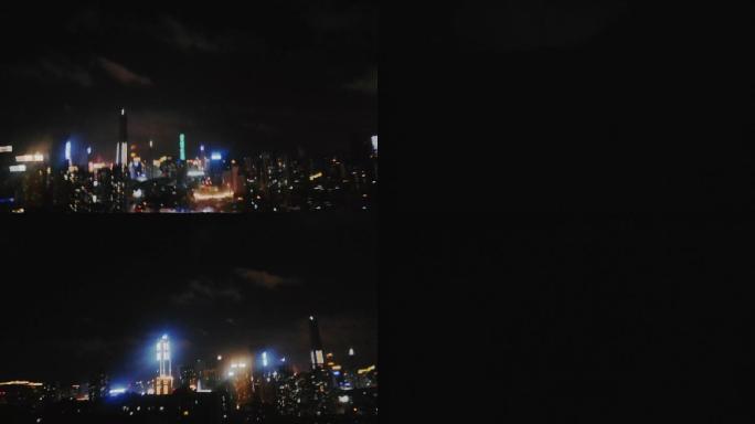 0001_D航拍城市夜景遇大风炸机