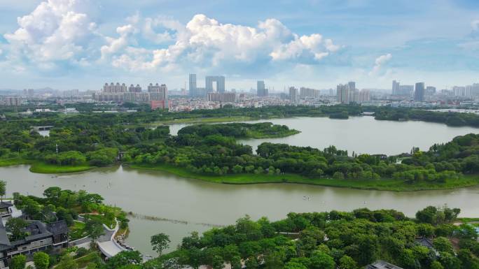 2022年最新广州 海珠湖航拍