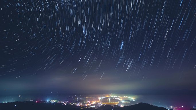 三峡大坝，坝上第一县秭归星轨