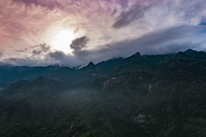 庐山秀峰云海延时