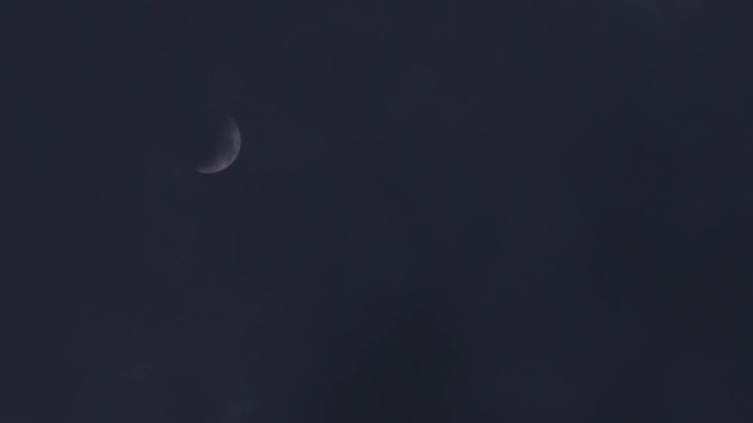 月亮月亮弯弯残月