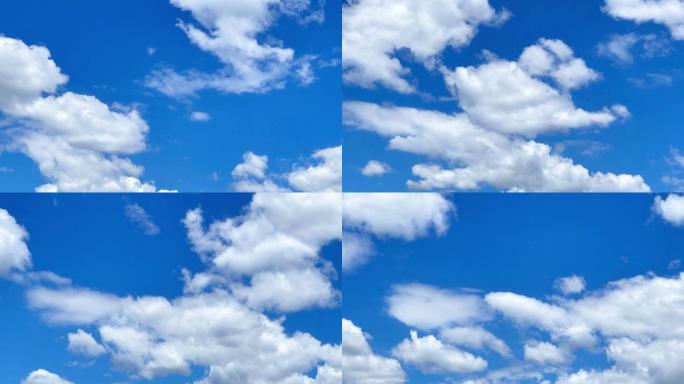 蓝天白云朵朵4K延时视频