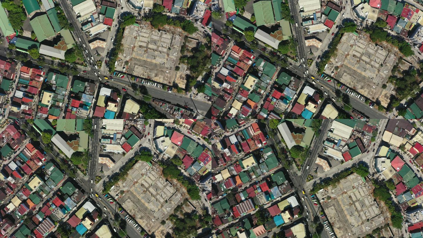 菲律宾马尼拉Makati&Mandaluyong地区无人机视图