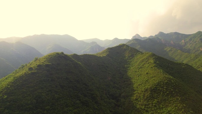 航拍山川大山