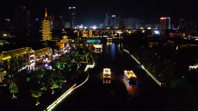 里运河清江浦景区夜景