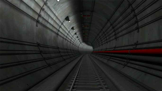 地铁 隧道 4K