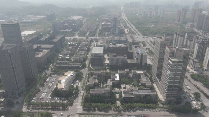 重庆微电园 大学城 城市 产业园 灰片