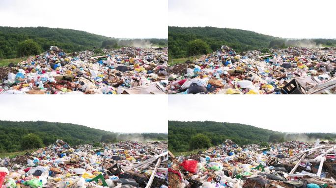 垃圾堆放场堆积问题废品