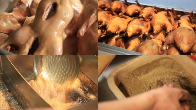 香酥鸭制作过程
