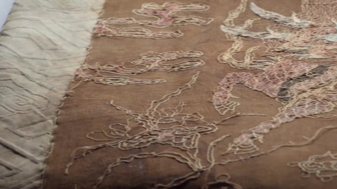 【镜头合集】明清纺织工艺丝织品服装布料