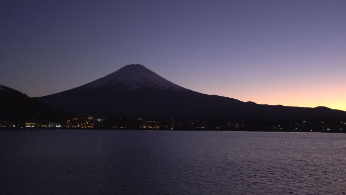 川口子湖富士山景色风光美景观光游玩休闲旅