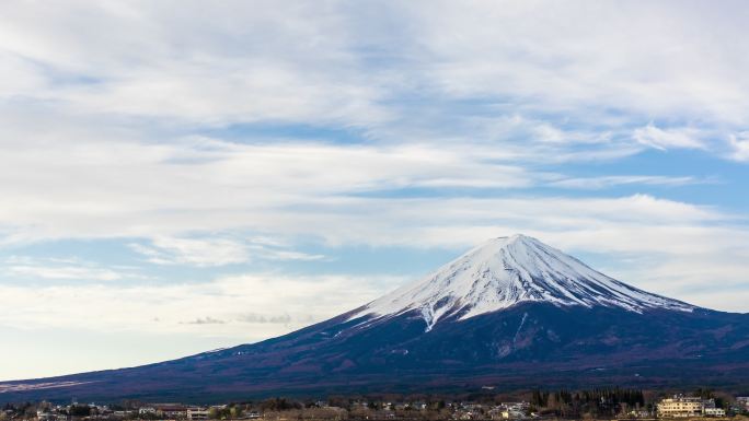 日本富士山地标性建筑