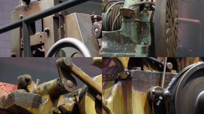【镜头合集】钢铁机器加工零件齿轮车轮轴承