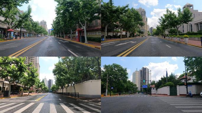 上海封城中的现代都市街区状况