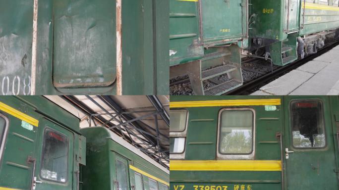 【镜头合集】火车老式列车各部分特写