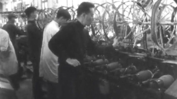60年代 纺织厂袜子厂