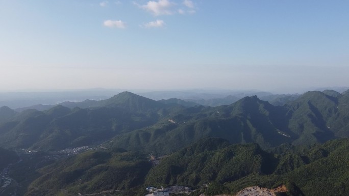 超高空航拍重庆千佛山唯美空镜头