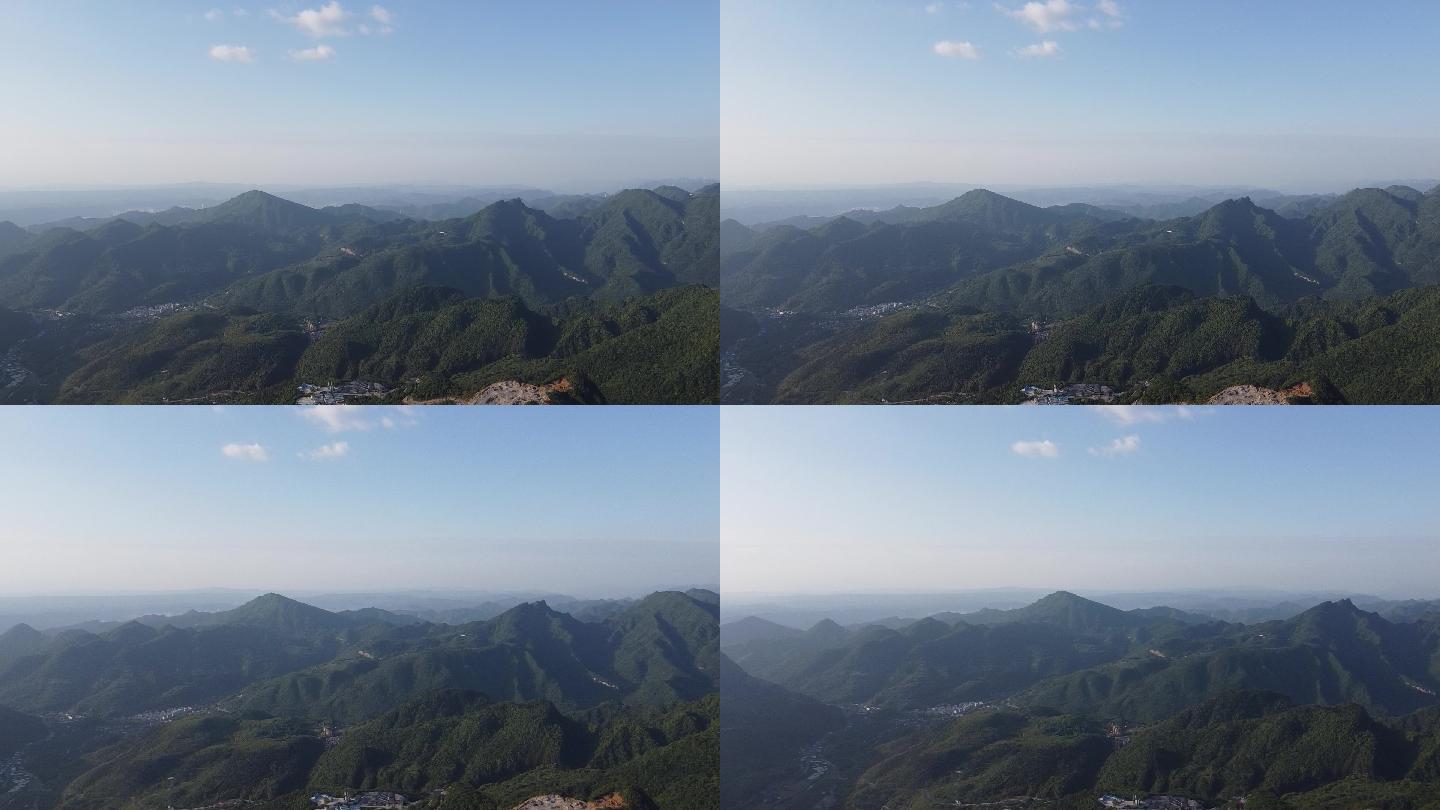 超高空航拍重庆千佛山唯美空镜头