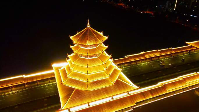 柳州凤凰岭大桥夜景