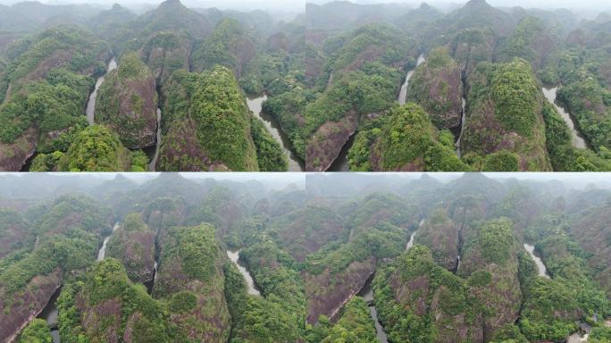 旅游景区福建泰宁5A景区丹霞地貌九龙潭