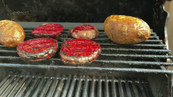 烧烤和熏制有机红甜菜科罗拉多州西部视频系列