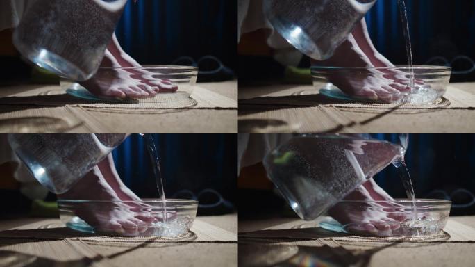 家庭足部护理浴泡脚玻璃洗脚盆