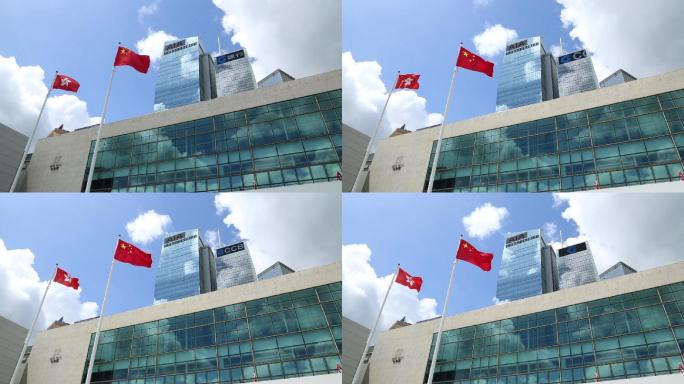 国旗和香港区旗