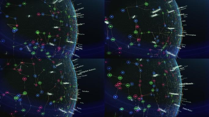 现代星座探索宇宙三维模型3D模型