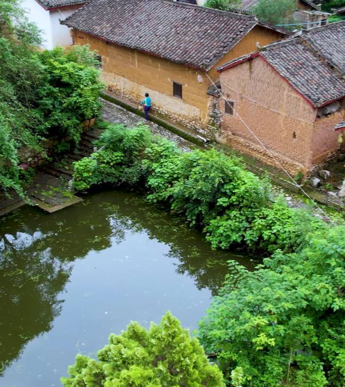 航拍荔浦银龙古寨