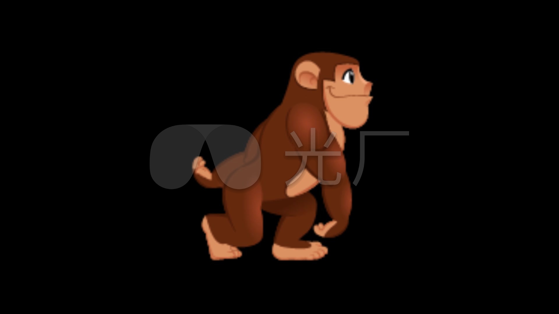 黑猩猩动作一套 黑猩猩动画 猩猩-cg模型免费下载-CG99