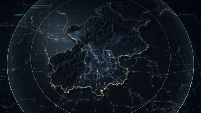 北京高端黑金科技感地产区位
