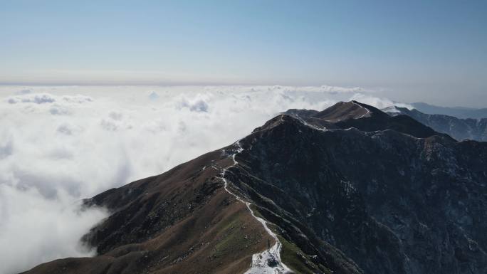 4K武功山冬天雪景云海合集