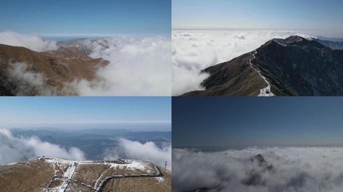 4K武功山冬天雪景云海合集