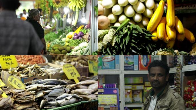 斯里兰卡市场物产丰富