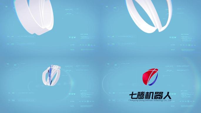 logo演绎片头模版