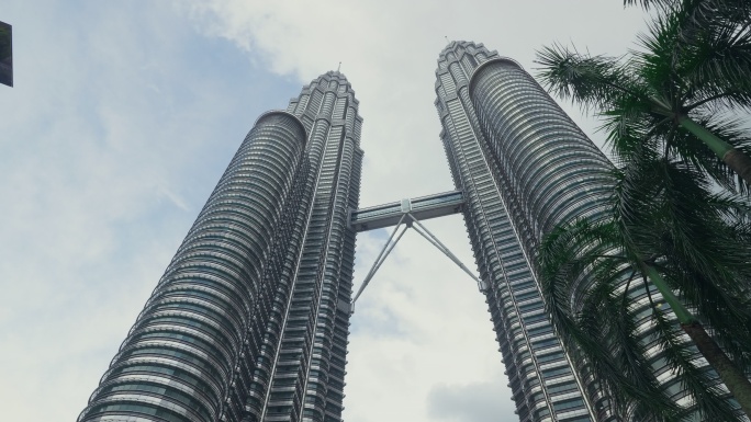 马来西亚城市景观双子楼