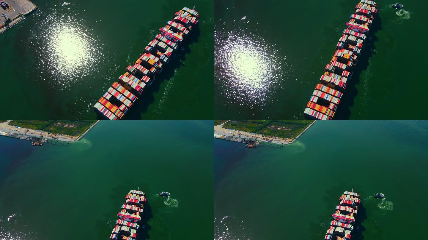 全球最大的服务海运航运集装箱货轮