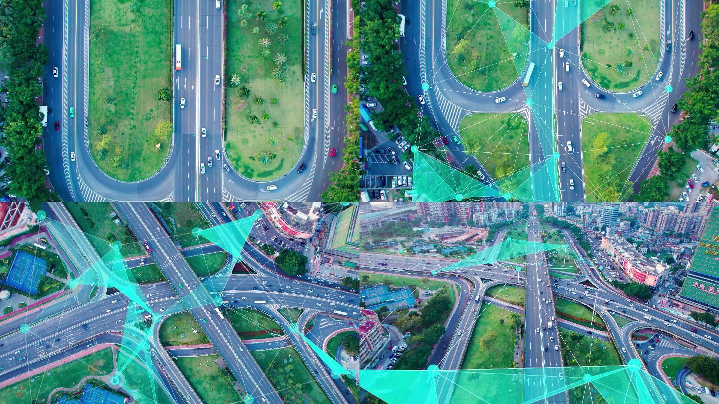 5g交通信息未来通讯智能交通道路万物互联