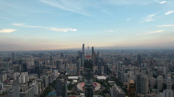 广州轴线俯视图发展建设规划经济宣传包装宣