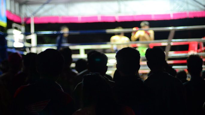 泰国拳击拳击手对决决斗