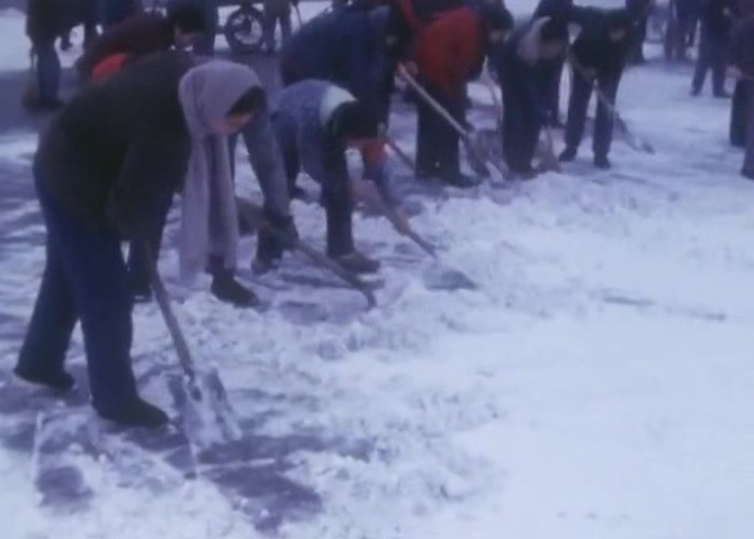 70年代北京故宫下雪场景（珍贵纪实）