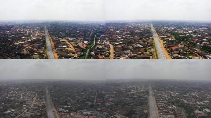 非洲尼日利亚拉各斯街景航拍17