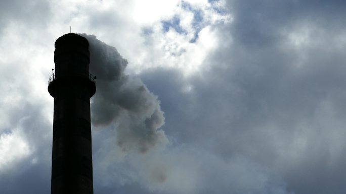 烟囱烟气污染环境的时间推移
