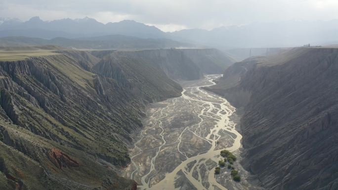 原创 新疆塔城安集海大峡谷自然风光航拍