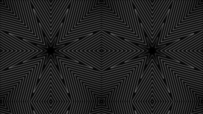 【超清】黑白线条几何背景无缝循环 13