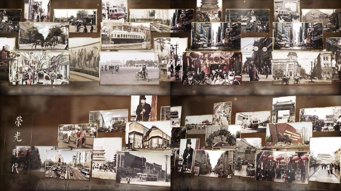复古风企业历史50张照片墙