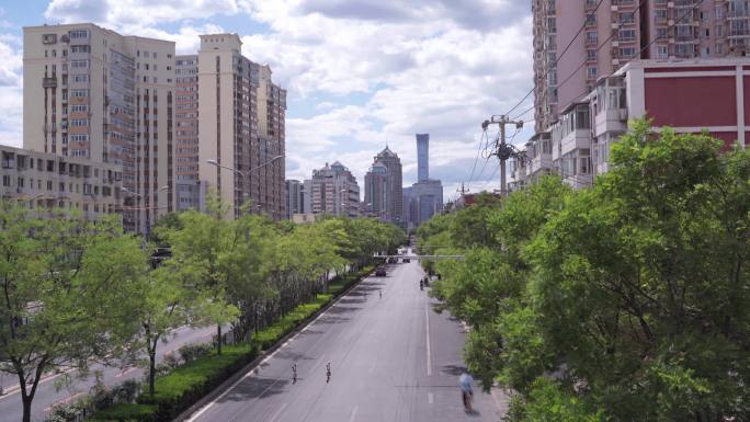 北京中国尊大厦写字楼商务区实拍延时4k