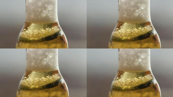 在啤酒中加入酸橙分层气泡汽水