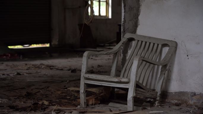 城市烂尾楼废墟拆迁老建筑4K实拍纪录片